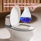 Ready Stock Children Potty Training Toilet with Flush Sound, Splash Guard & Cleaning Brush