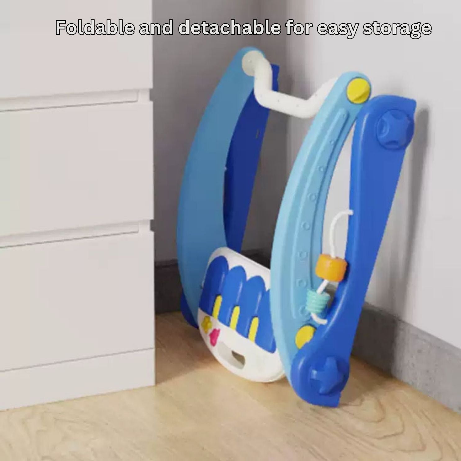 3-in-1 Baby Play Mat, Gym & Walker – Adjustable Piano Playmat, Tummy Time Activity Center, and Infant Walker for Boys & Girls 0 Month + - Little Kooma