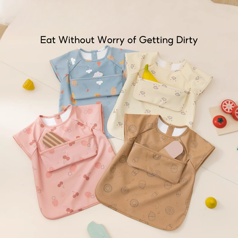 Baby Sleeveless Smock Waterproof PU Coverall - Little Kooma