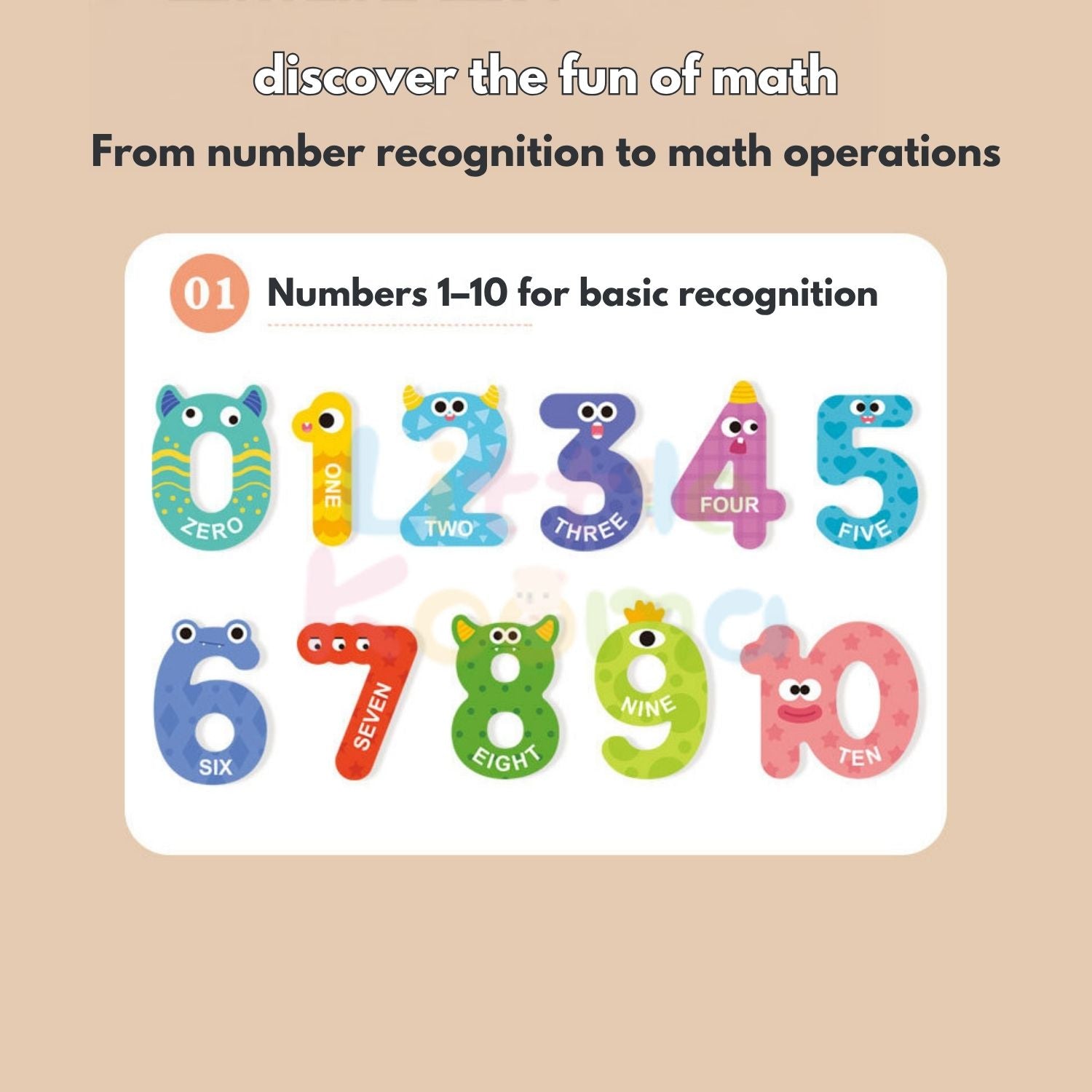 Ready Stock Magnetic Alphabet & Number Puzzle Early Learning Toy for Kids 3 Years +