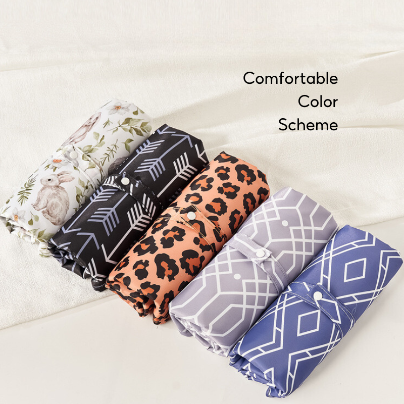 Baby Print Portable Diaper Changing Pad Waterproof Travel Changing Mat - Little Kooma