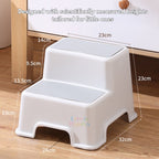 Ready Stock Kids 2-Step Anti-Slip Stool | Baby Stepping Stool for Bathroom & Toilet | 150kg Load