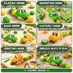 Ready Stock RC Magnetic Chomping Snake Toy 2.4G Remote Control Multiplayer Kids Gift Ages 6+ - Little Kooma