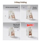 Ready Stock Foldable Baby High Chair & Kids Study Chair – Adjustable Height, Safety Guard, Learning Tower