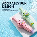 Ready Stock Smoke Bubble Toy Auto Bubble Gun LED Light Smackable Bubble Maker Kids Outdoor Toy - Little Kooma