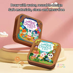 Ready Stock Kids Magic Water Doodle Book Reusable Mess-Free Drawing Foldable 3Y+ - Little Kooma