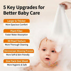 Ready Stock Baby Disposable Bath Towel Face Towel Thick Quick Dry Travel Towel Soft Hygienic - Little Kooma