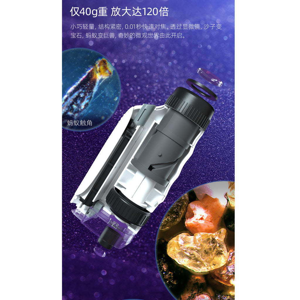 Kids Portable Science Microscope Clearance Sale 8 Years +