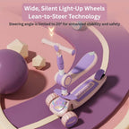 Ready Stock 2-in-1 Kids Scooter with Seat Adjustable Height LED Flash Wheels Toddler Kickboard - Little Kooma