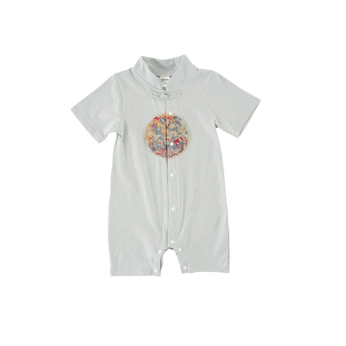 Singapore Souvenir Gift Vitality n Wisdom Blue Family Set Baby Boy Cheongsam Romper 0843 - Little Kooma
