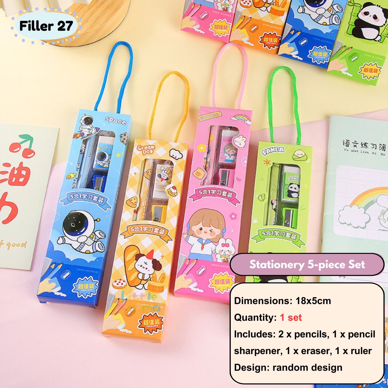 Ready Stock Kids Kindergarten Party Gift Bag Toys Set Cake-cutting Sessions Party Return Gifts Birthday Goodie Bag - Little Kooma