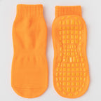 Baby Kids Boy Girl Solid Color Breathable Anti-slip Ankle Socks Playground Yoga Socks - Little Kooma