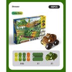 Puzzle Toy Multi-track Building Blocks Roller Coaster Kids Toys Racing Vehicle Rail Car - Little Kooma