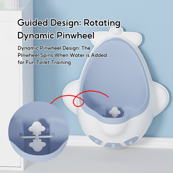 Airoplane Potty Training Urinal for Toddler Boys Toilet with Aiming Target - Little Kooma