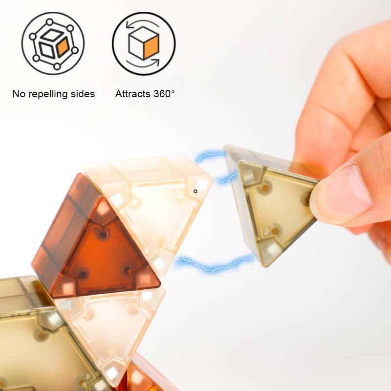 Baby & Kids 3D Magnetic Thinking Building Blocks Set Early Educational Toy 3 Years + - Little Kooma