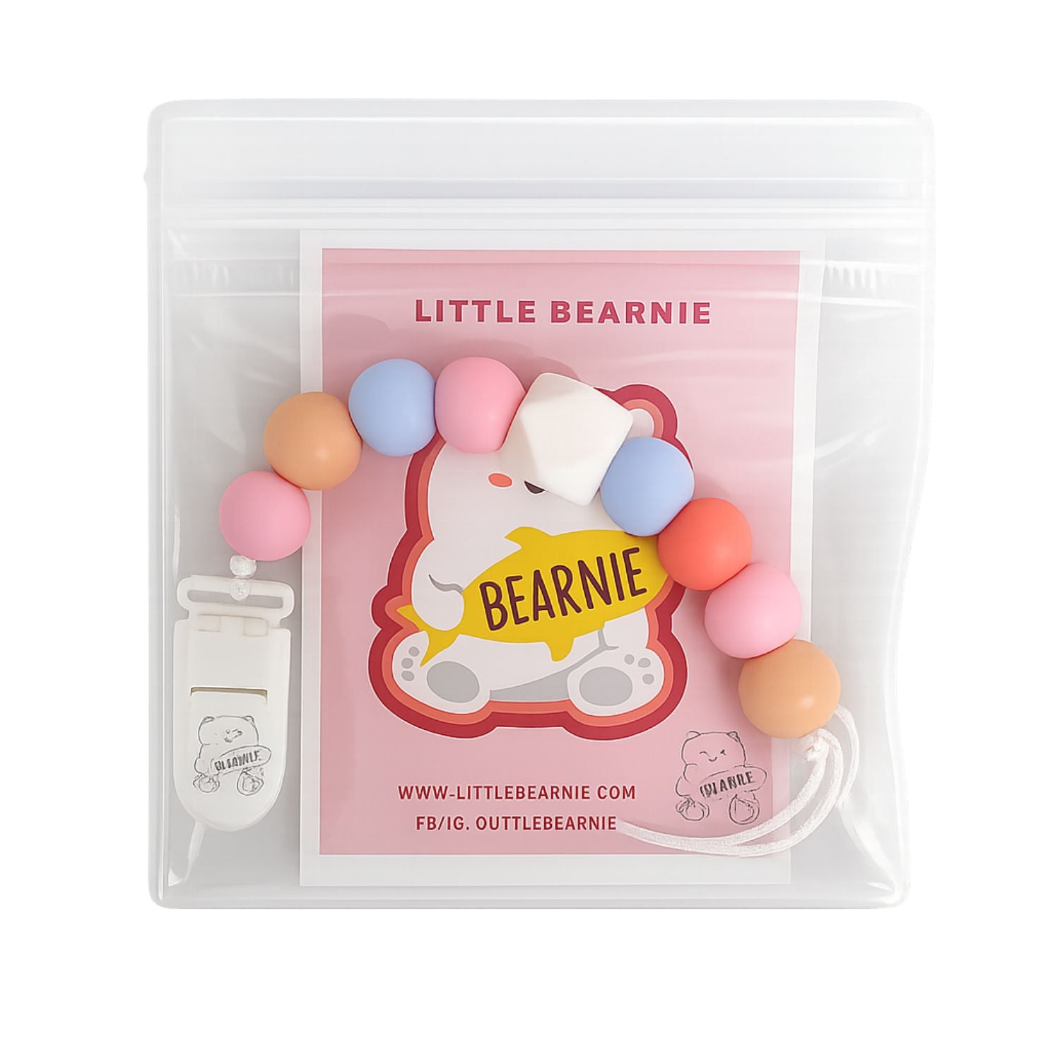 Little Bearnie Baby Teether Clip Sets - Little Kooma