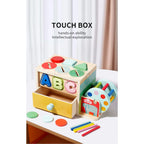 Wooden Activity Box – Montessori Learning Toy with Multiple Activities for Toddlers, Educational Busy Board for Kids Ages 3 Years + - Little Kooma