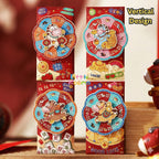 Spinning Ang Bao Red Packet Envelope for Kids Rotate Wheel Lucky Money Hongbao CNY 2026 Fun Gift