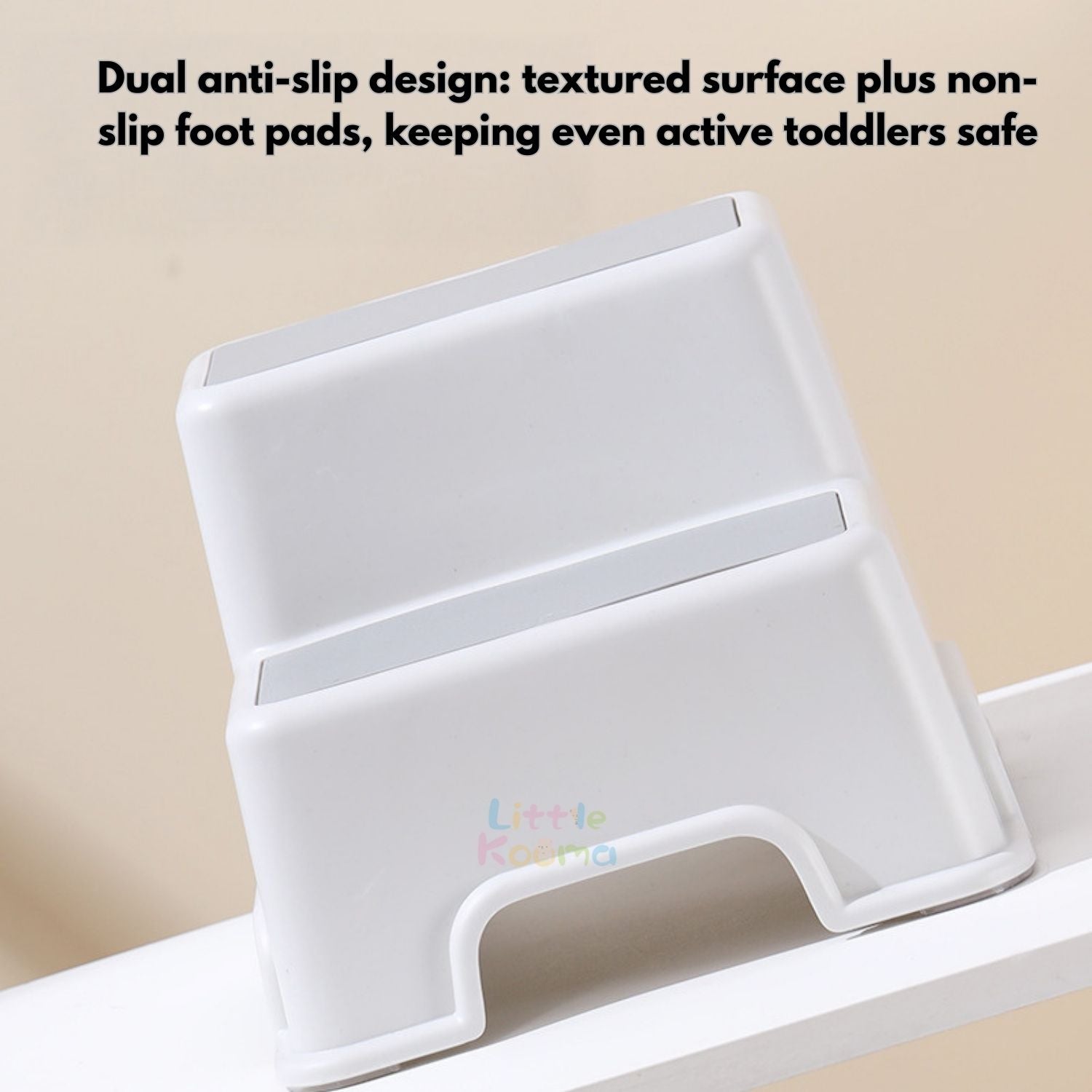 Ready Stock Kids 2-Step Anti-Slip Stool | Baby Stepping Stool for Bathroom & Toilet | 150kg Load