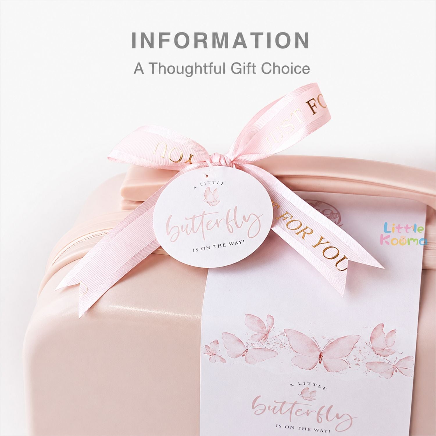 Butterfly Fairy Baby Girl Gift Set with Dress, Romper, Accessories & Premium Carry Case
