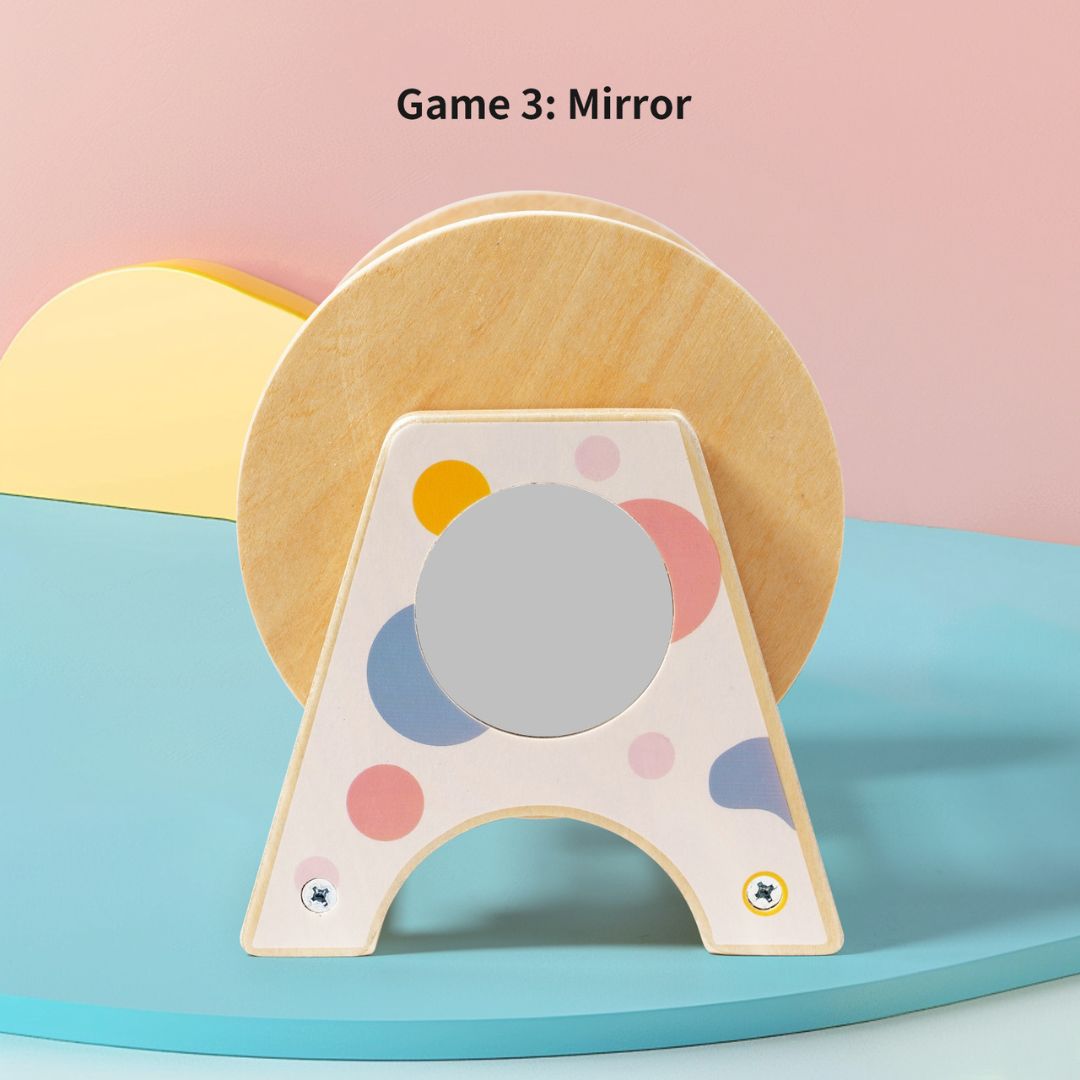 3-in-1 Wooden Shape Sorter Rolling Drum – Interactive Learning Toy for Toddlers 12 Months + - Little Kooma