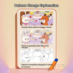 Ready Stock Kids Magic Water Doodle Book Reusable Mess-Free Drawing Foldable 3Y+ - Little Kooma