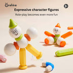 Ready Stock Magnetic Building Toy for Kids Pop Tube Sticks Creative STEM Toy 3+