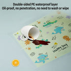 Ready Stock Disposable Baby Placemats Waterproof Oil-Proof Non-Slip Sticky Table Mat 10pcs Pack - Little Kooma