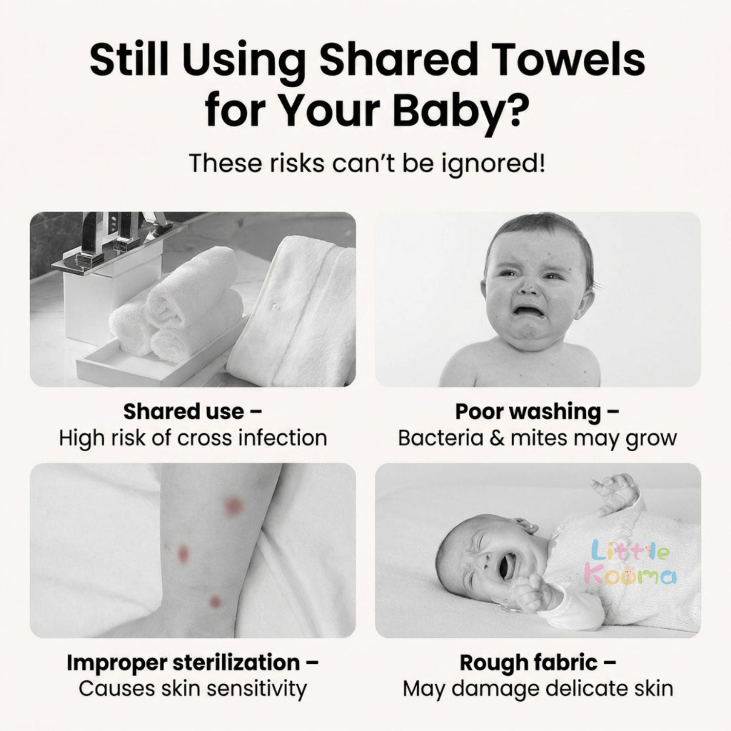 Ready Stock Baby Disposable Bath Towel Face Towel Thick Quick Dry Travel Towel Soft Hygienic - Little Kooma