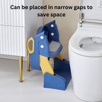 Baby Toddler Kids Boy Girl 2-In-1 Version Potty Training Seat with Ladder Toilet Seat with Step Stools Non-Slip Potty Chair with Splash Guard and Handles - Little Kooma