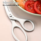 Ready Stock Baby Food Scissors 304 Stainless Steel Detachable Safe Easy-Clean Kids Cutter