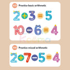 Ready Stock Magnetic Alphabet & Number Puzzle Early Learning Toy for Kids 3 Years +
