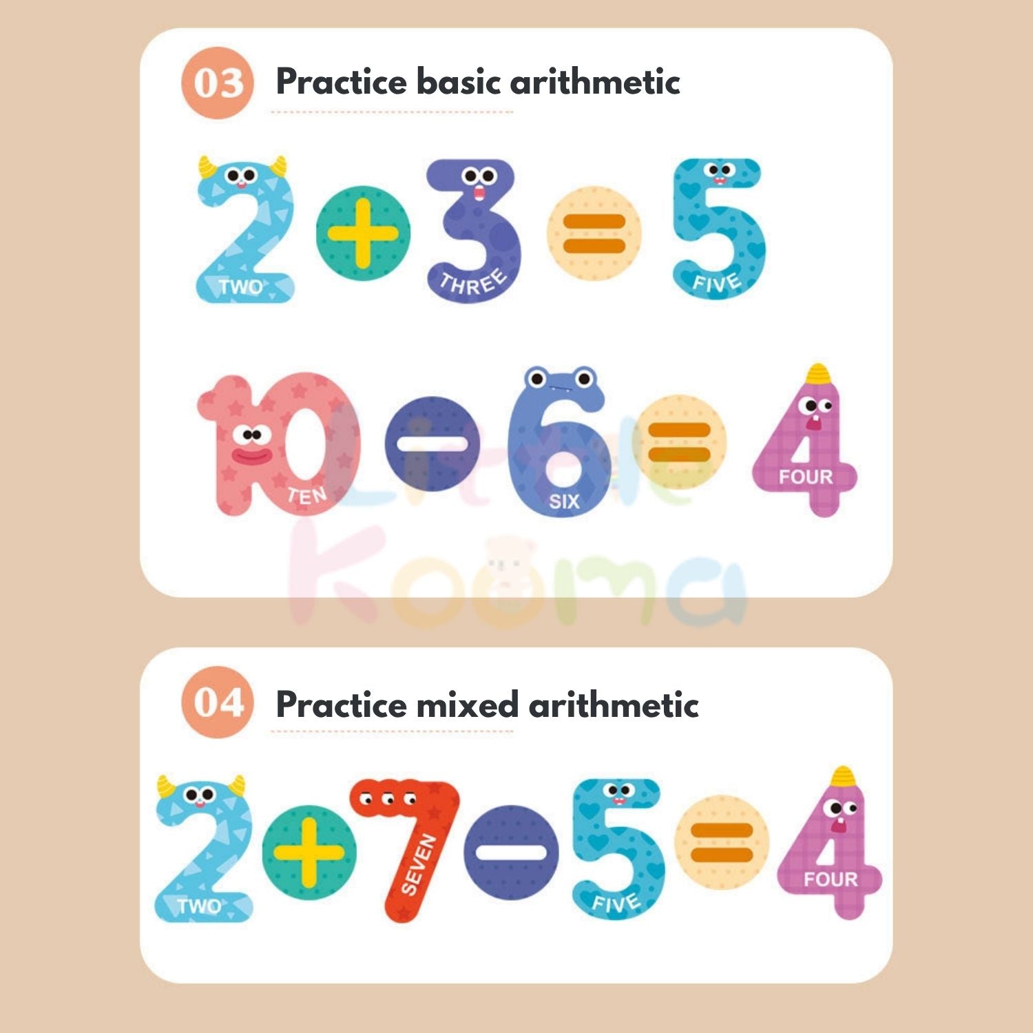 Ready Stock Magnetic Alphabet & Number Puzzle Early Learning Toy for Kids 3 Years +