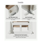 Grow-With-Me Foldable Multi-Functional Baby High Chair with Tray & Wheels 1-6 Years - Little Kooma