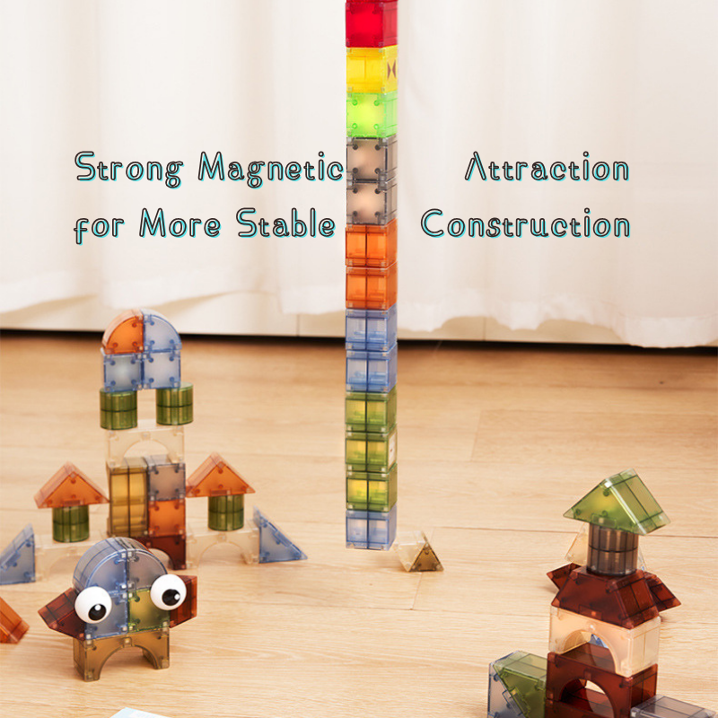 Baby & Kids 3D Magnetic Thinking Building Blocks Set Early Educational Toy 3 Years + - Little Kooma