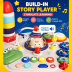 4-In-1 Multi-Functional Baby Activity Center & Toddler Play Table For 1-3 Years Kids - Little Kooma