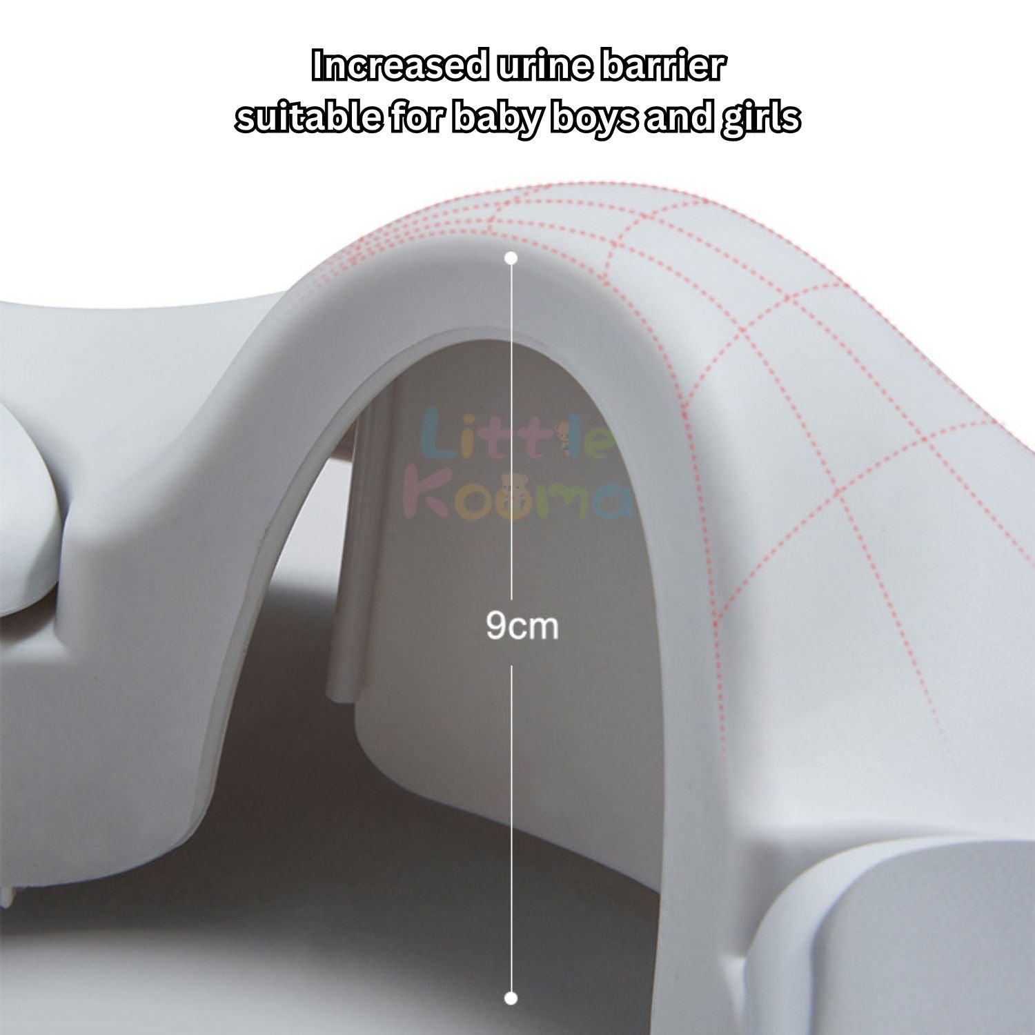 Ready Stock Baby Potty Training Toilet Seat with Anti-Slip Step Stool & Soft Cushion