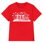 National Day NDP 2024 Red Top - Baby Kids Red T-shirt I Love Singapore Skyline National Day Top Outfit - Little Kooma