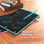 Kids LCD Writing Tablet & Reusable Doodle Board with Stylus 2 Years + | 8.5", 10" & 12"