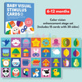 Ready Stock Baby Visual Stimulation Flash Cards  Large Size Black White Color Learning Set 0–36M - Little Kooma