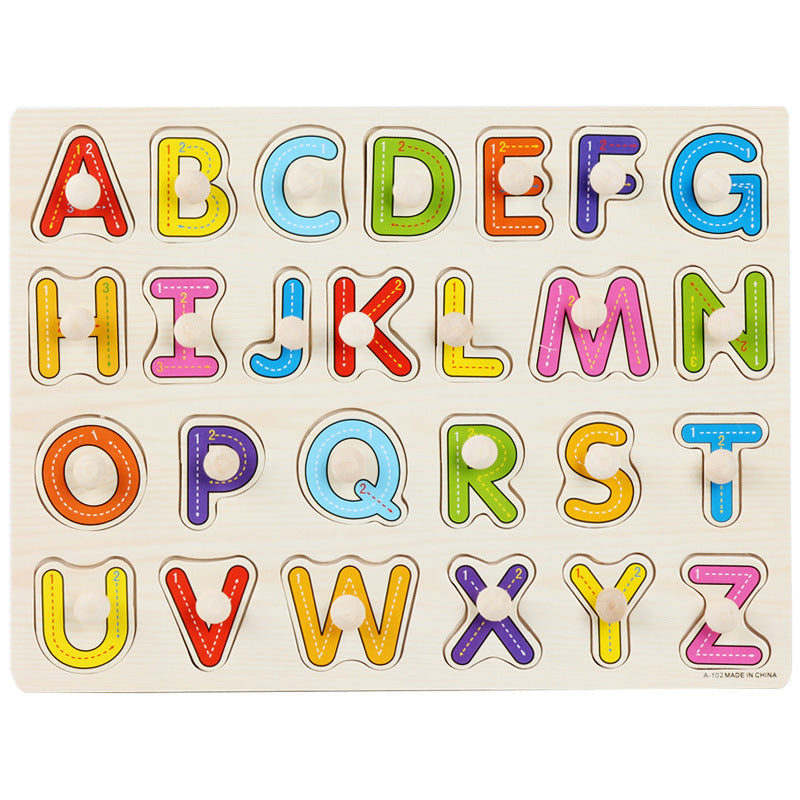 Wooden Toddler Animal Vehicle Puzzles w Handles Educational Montessori Puzzles Toys Clearance Sale 3 Years + - Little Kooma