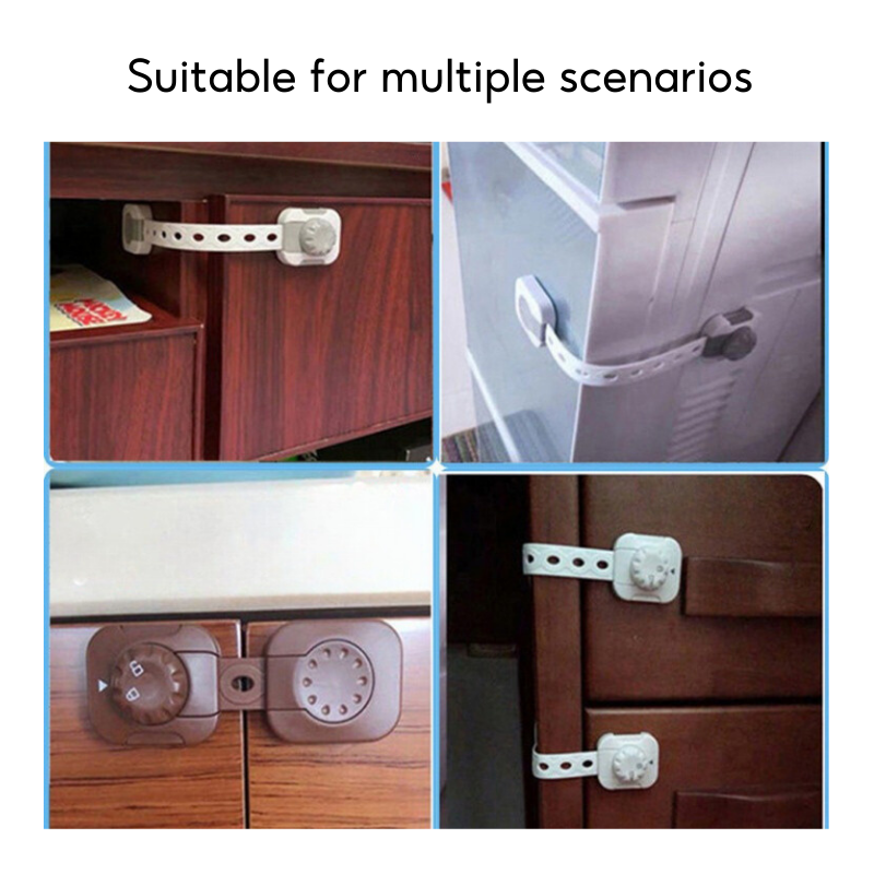 Baby Toddler Multi-Purpose Latch Fridge Drawer Caninet Safety Lock - Little Kooma