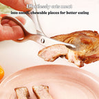 Ready Stock Baby Food Scissors 304 Stainless Steel Detachable Safe Easy-Clean Kids Cutter