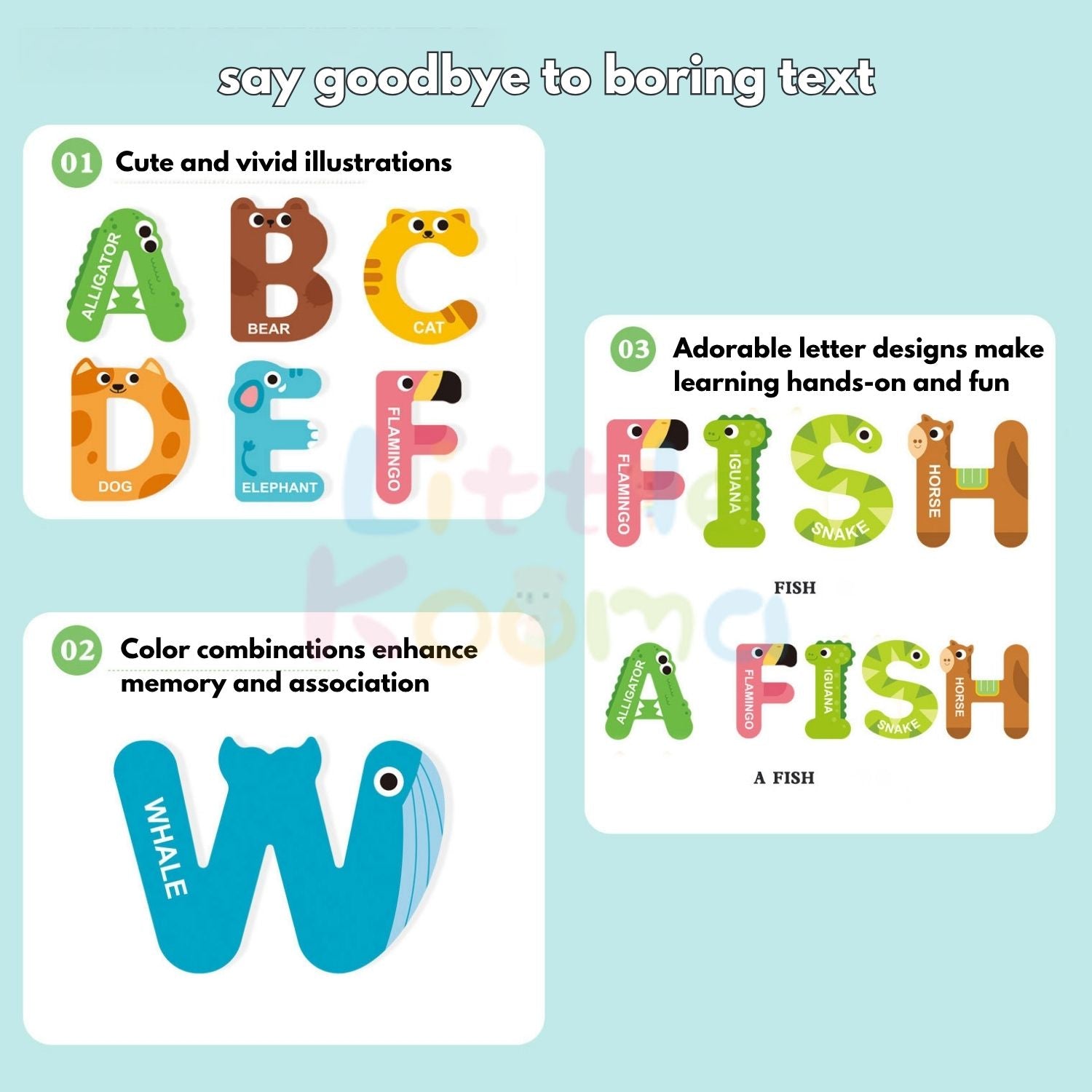 Ready Stock Magnetic Alphabet & Number Puzzle Early Learning Toy for Kids 3 Years +