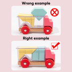 Assembling Toy Truck Preschool Puzzle Game 3 Years + - Little Kooma
