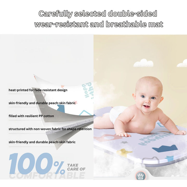 3-in-1 Baby Play Mat, Gym & Walker – Adjustable Piano Playmat, Tummy Time Activity Center, and Infant Walker for Boys & Girls 0 Month + - Little Kooma