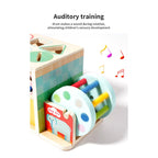 Wooden Activity Box – Montessori Learning Toy with Multiple Activities for Toddlers, Educational Busy Board for Kids Ages 3 Years + - Little Kooma