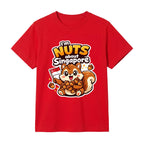 Singapore National Day Kids Red T-Shirt Family Matching Outfit - I'M NUTS about Singapore