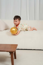 Singapore Souvenir Gift Fortune Bloom Family Set with Golden Fish Baby Boy Cheongsam Romper 0828 - Little Kooma
