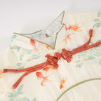 Singapore Souvenir Gift Fortune Bloom Family Set with Golden Fish Baby Kids Girl Cheongsam Dress 0827 - Little Kooma